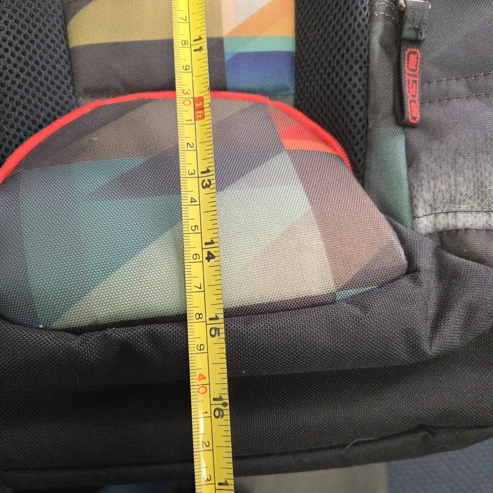 OGIO Urban Large 17” Laptop Backpack Black Spectrometric Multicolor Pattern